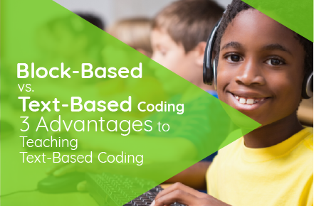 Block-based Coding vs. Text-based Coding