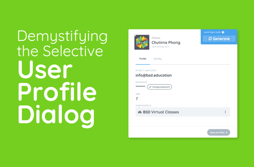 Demystifying the Selective User Profile Dialog